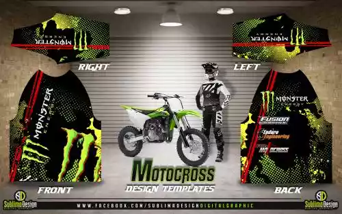 vectores plantilas MOTOCROSS,UNIFORME,MOTO,